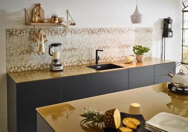 Glas als Arbeitsplatte