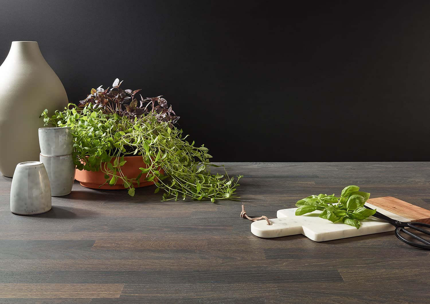 Arbeitsplatte aus Massivholz